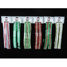 PVC Metallic Ribbon, 3 yards, 6 colors (lot of 24 packs)