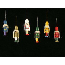 Wooden Soldier Christmas Ornament (lot of 24)