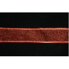 1.5 Inch Red Wired Christmas Ribbon w/ Red Edges - Red Glittered Mesh, 1.5 Inch x 50 Yard (Lot of 1 Spool) SALE ITEM