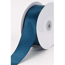 Single Faced Satin Ribbon , Teal, 1-1/2 Inch x 25 Yards (1 Spool) SALE ITEM