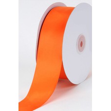 Single Faced Satin Ribbon , Orange, 1-1/2 Inch x 25 Yards (1 Spool) SALE ITEM