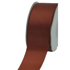 Single Faced Satin Ribbon , Rust, 1-1/2 Inch x 25 Yards (1 Spool) SALE ITEM