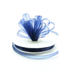 Organza Ribbon , Navy, 3/8 Inch x 25 Yards (1 Spool) SALE ITEM