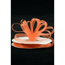 Organza Ribbon , Orange, 1/4 Inch x 25 Yards (1 Spool) SALE ITEM