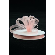 Organza Ribbon , Peach, 3/8 Inch x 25 Yards (1 Spool) SALE ITEM