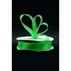 Organza Ribbon , Emerald, 5/8 Inch x 25 Yards (1 Spool) SALE ITEM