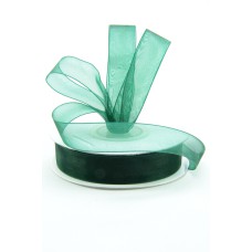 Organza Ribbon , Hunter, 1.5 Inch x 25 Yards (1 Spool) SALE ITEM