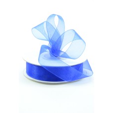 Organza Ribbon , Royal, 5/8 Inch x 25 Yards (1 Spool) SALE ITEM