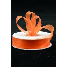 Organza Ribbon , Orange, 5/8 Inch x 25 Yards (1 Spool) SALE ITEM