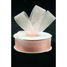 Organza Ribbon , Peach, 7/8 Inch x 25 Yards (1 Spool) SALE ITEM