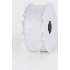 Organza Ribbon , Silver, 3/8 Inch x 25 Yards (1 Spool) SALE ITEM