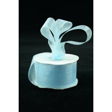 Organza Ribbon , Light Blue, 1.5 Inch x 25 Yards (1 Spool) SALE ITEM