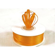 Double Faced Satin Ribbon , Gold Yellow, 1/8 Inch x 100 Yards (1 Spool) SALE ITEM