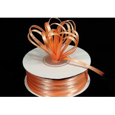 Double Faced Satin Ribbon , Peach, 1/16 Inch x 100 Yards (1 Spool) SALE ITEM