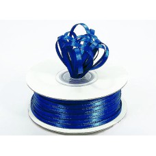 Double Faced Satin Ribbon , Royal Blue, 1/16 Inch x 100 Yards (1 Spool) SALE ITEM