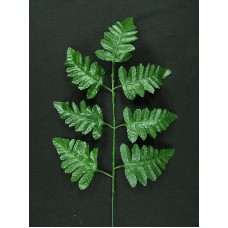 Artificial Leather Fern Spray With 7 Leaves (Lot of 1 Bundle - 12 Pcs. Per Bundle) SALE ITEM