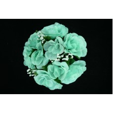 Aqua Candle Ring for Pillar Candle (Lot of 1) SALE ITEM