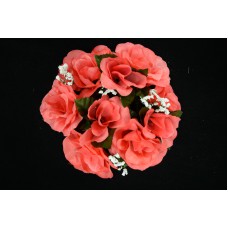 Coral Candle Ring for Pillar Candle (Lot of 1) SALE ITEM