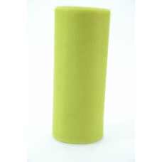 6 Inches Wide x 25 Yard Tulle, Kiwi (1 Spool) SALE ITEM