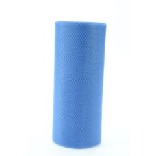 6 Inches Wide x 25 Yard Tulle, Antique Blue (1 Spool) SALE ITEM