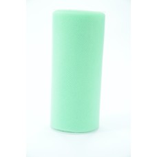 6 Inches Wide x 25 Yard Tulle, Mint (1 Spool) SALE ITEM