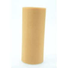 6 Inches Wide x 25 Yard Tulle, Old Gold (1 Spool) SALE ITEM