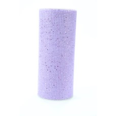 6 Inch Wide x 10 Yard Net, Lavender Glittered (1 Spool) SALE ITEM