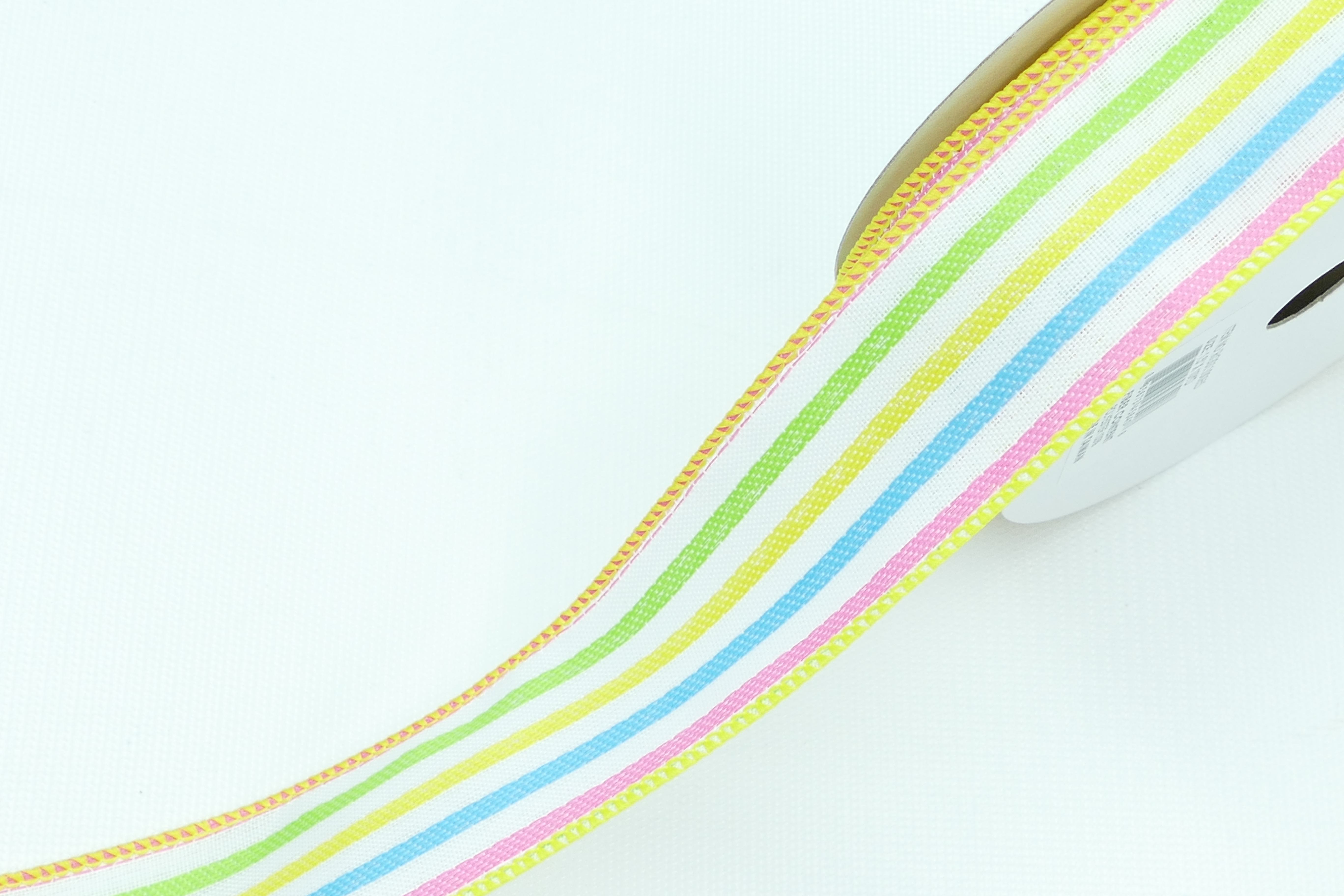 1.5 or 2.5 inch Wired Rainbow Ribbon - 20 Yards