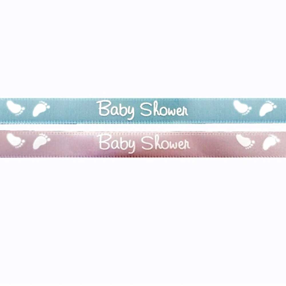 7/8 Baby Shower Print Ribbon 5/8 Boy Girl 3/8 