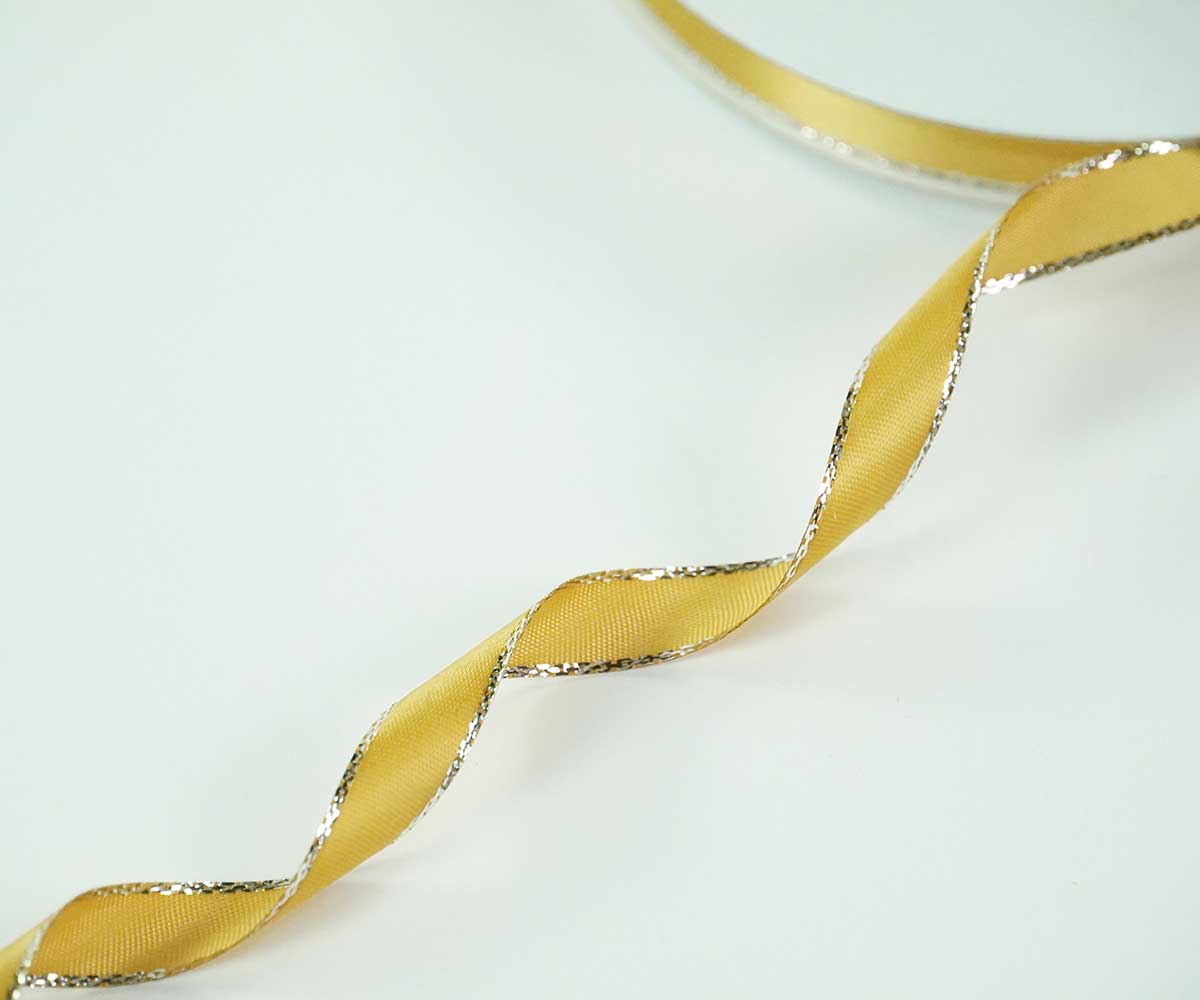 Yellow Gold - Satin Ribbon - 1-1/2 - Single Face - 50 Yds.