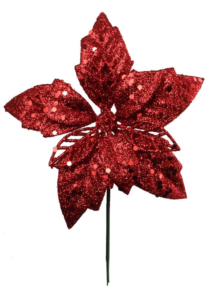 Buy Wholesale China Wholesale Christmas Picks Red Poinsettia Pick Decor Christmas  Floral Picks Artificial & Floral Picks at USD 1.2
