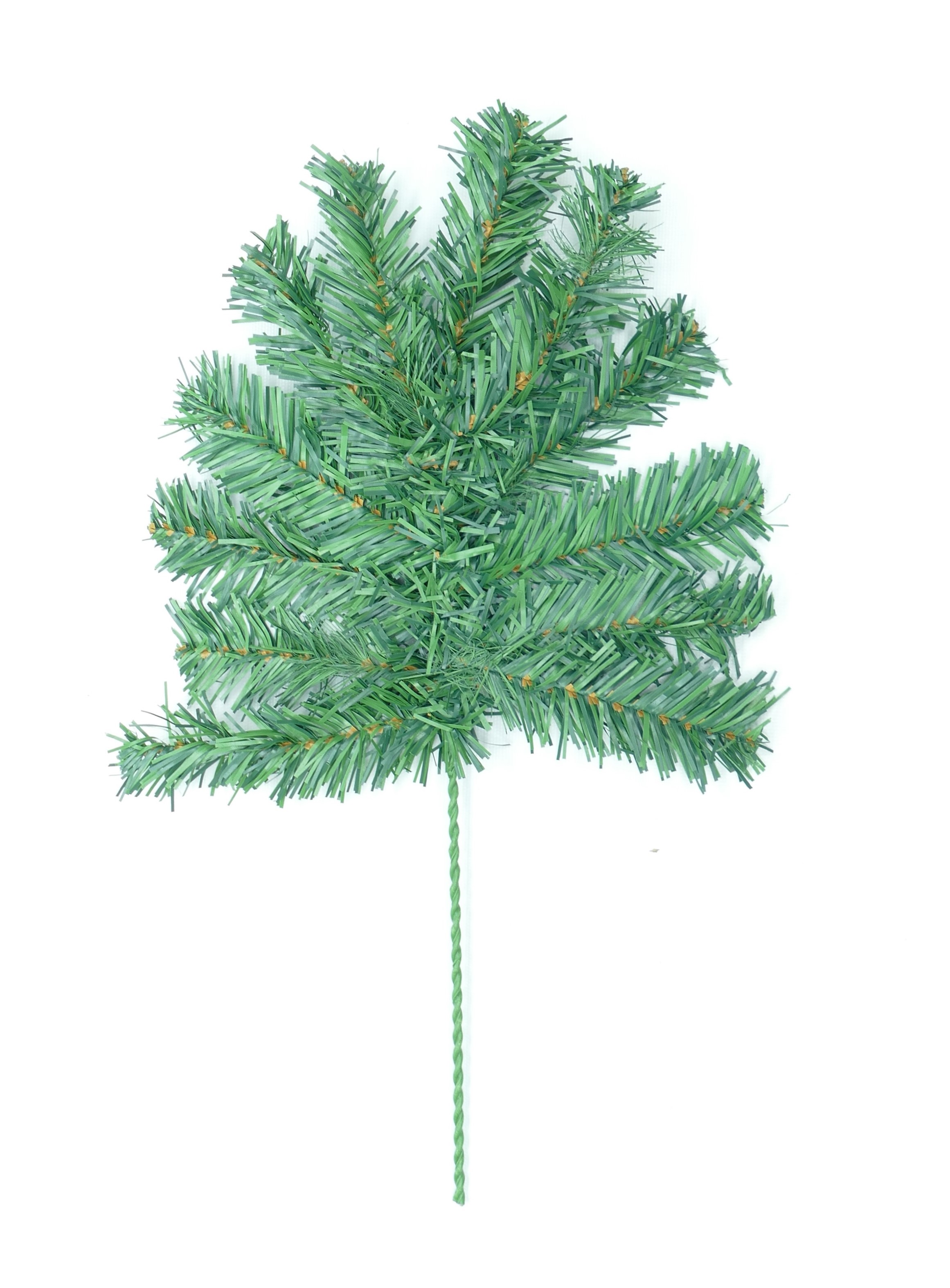 Factory Direct Craft Artificial Evergreen Pine Stems - Pack of 36 PVC Pine  Picks for Christmas Holiday Decorations Indoors or Outdoors (Size: 11)
