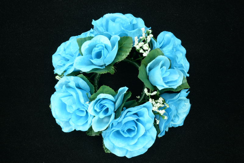 Silk Flowers By Color Turquoise