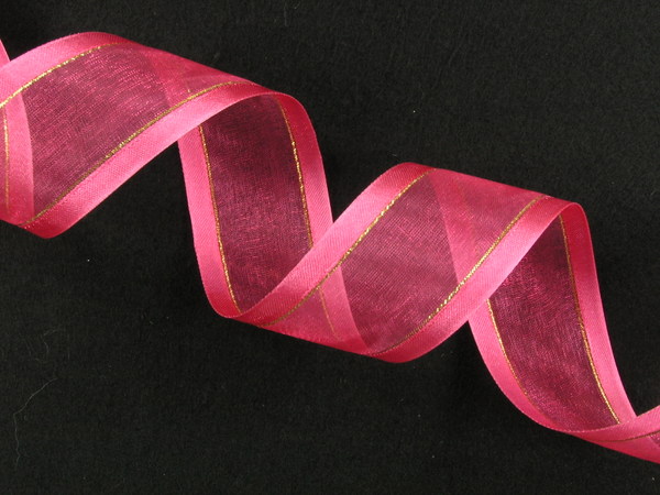 Satin Edge Organza Ribbon Bow Wedding Decoration Lace Crafts 25mm Hot 5yds 1" 