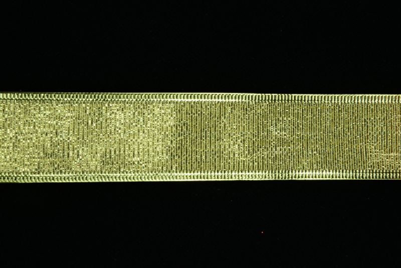 Gold Metallic Wired Ribbon, 1.5 - Greenery Market