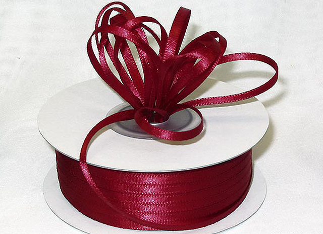 100yds Double Face Polyester Satin Ribbon 1/4"x100yd ANY COLOR Finished Edge 