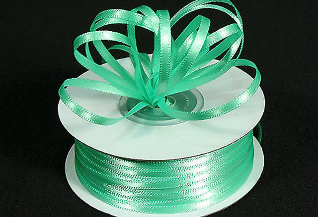 Schiff Mint Ribbon Green Double-Face Satin Ribbon 7//8 inch wide x 10 yards