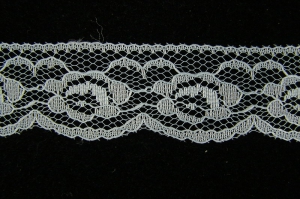 1.25 Inch Flat Lace, White (750 Yard - FULL SPOOL) MADE IN USA