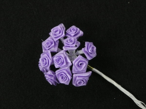 Medium Ribbon Rose, lavender (lot of 12 bunches) SALE ITEM