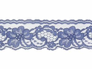 2 Inch Flat Lace, Navy Blue (50 Yards) MADE IN USA