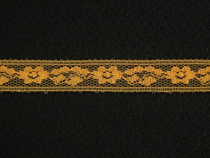 .75 inch Flat Lace, dark orange (100 yards) MADE IN USA