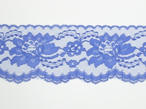 3 inch Flat Lace, royal blue (25 yards) MADE IN USA