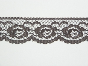 1.25 inch Flat Lace, brown (50 yards) MADE IN USA
