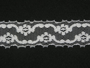 1.375 Inch Flat Lace, VS White (Marshmallow) (334-yard FULL SPOOL) MADE IN USA