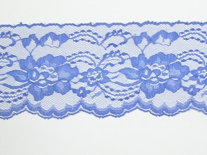 4 Inch Flat Lace, Royal Blue (170 YARDS - FULL SPOOL) MADE IN USA