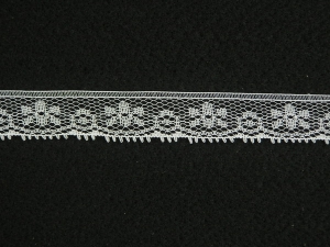 .75 Inch Flat Lace, Pearl (676 YARDS - FULL SPOOL) MADE IN USA