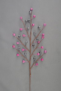 Burgundy Artificial Berry Spray With 35 Berries (lot of 12) SALE ITEM