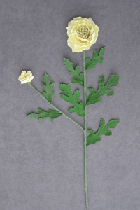 Latex Poppy, white, 21 inch (lot of 24)