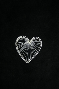 Abaca Heart, 6 inch (lot of 50) SALE ITEM