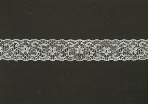1.25 Inch Flat Lace, Natural (50 Yards) 8833 Natural MADE IN USA